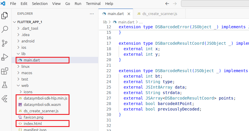 Create Sample Flutter project in any development environment