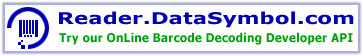 Reader.DataSymbol.com barcode decoder developer API