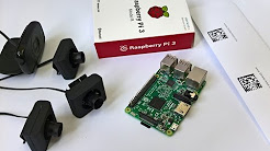 DataSymbol Raspberry Pi Barcode Scanner, Raspberry 3 (1 GB) with several Web cameras.