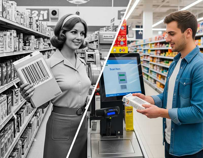 The History and Evolution of Barcodes Over 50 Years