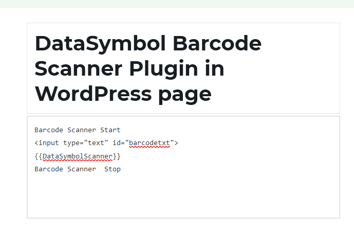 HTML input tag in WordPress